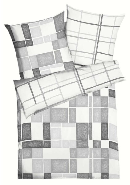 Povlečení DEMOS ANTHRAZIT šedá, 70x90 a 140x200 cm