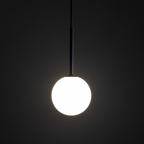 TK Lighting Martin závěsné svítidlo 1x6 W bílá-černá 4502
