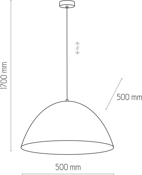 TK Lighting Faro závěsné svítidlo 1x15 W černá 6006