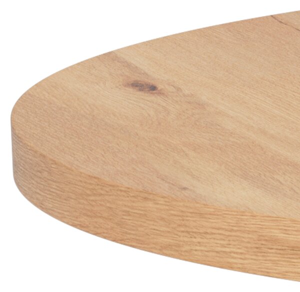 JÍDELNÍ STŮL, černá, divoký dub, 120(160)/120/76 cm MID.YOU - Jídelní stoly, Online Only