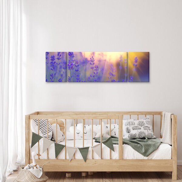 Obraz - Levandule (170x50 cm)