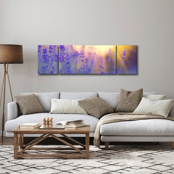 Obraz - Levandule (170x50 cm)