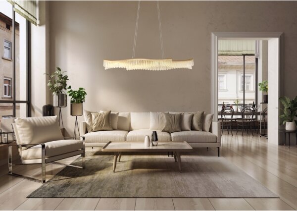 Globo 67348HG - LED Lustr na lanku JULIET LED/35W/230V 3200K zlatá