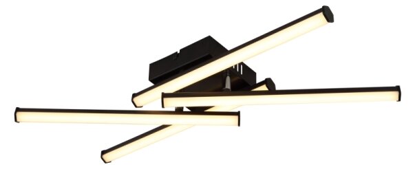 Globo 67342-24 - LED Stropní svítidlo KIRINA LED/24W/230V 3000K černá