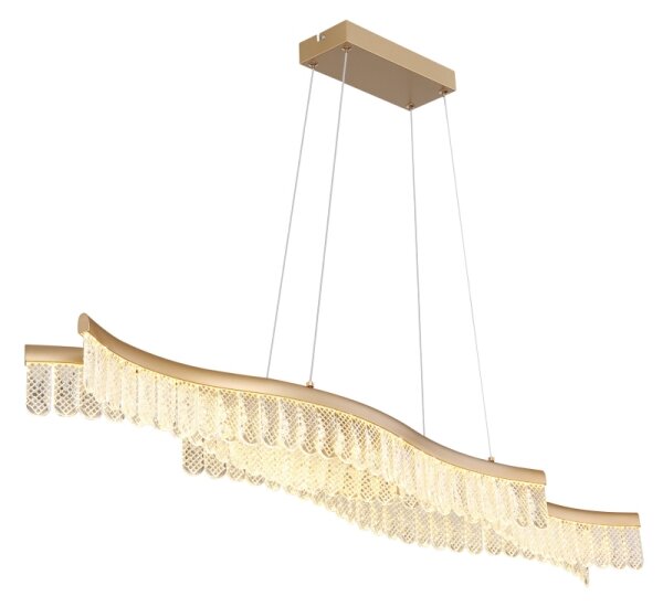 Globo 67348HG - LED Lustr na lanku JULIET LED/35W/230V 3200K zlatá