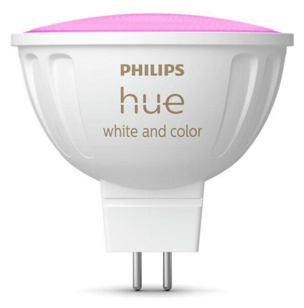 Philips HUE WACA LED žárovka GU5,3 MR16 6,3W 12V 400lm 2200K-6500K RGB IP20