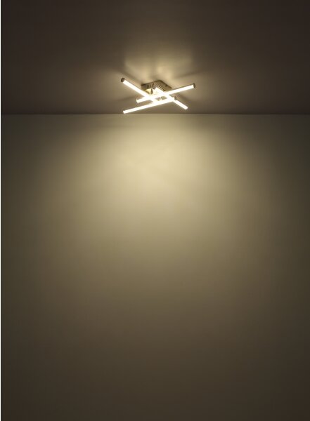Globo 67346-24 - LED Stropní svítidlo KIRINA LED/24W/230V 4000K matný chrom