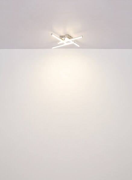 Globo 67346-24 - LED Stropní svítidlo KIRINA LED/24W/230V 4000K matný chrom