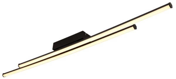 Globo 67342-24D - LED Stropní svítidlo KIRINA LED/24W/230V 3000K černá