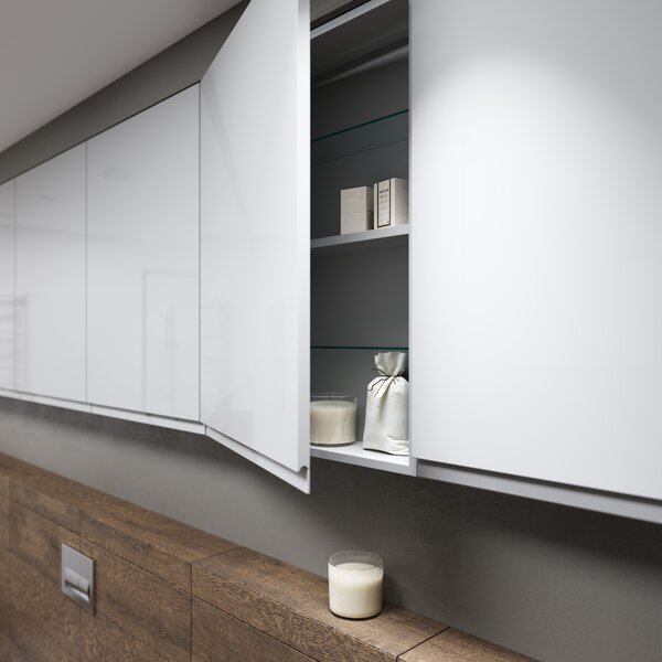 Cersanit Moduo skříňka 40x14.1x80 cm boční závěsná bílá S590-028-DSM