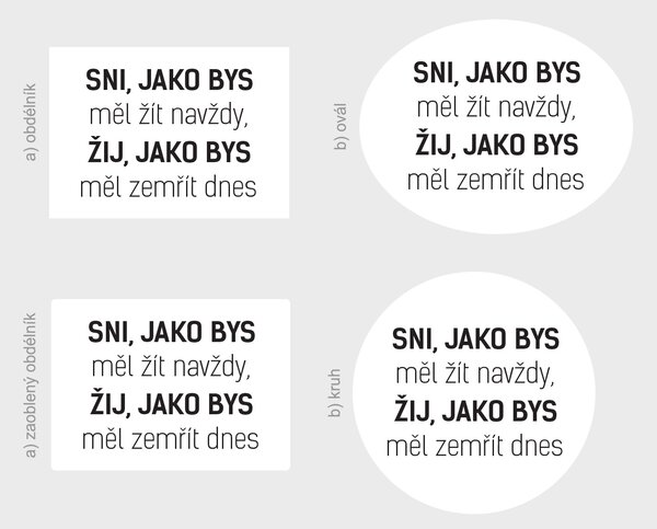 Sni, žij samolepka na zeď citát šíře 45 cm