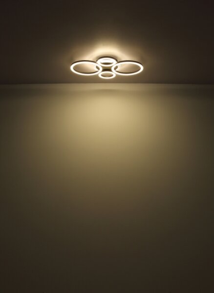 Globo 48039-40 - LED Stropní svítidlo LORETTA LED/40W/230V pr. 35,5x53 cm černá