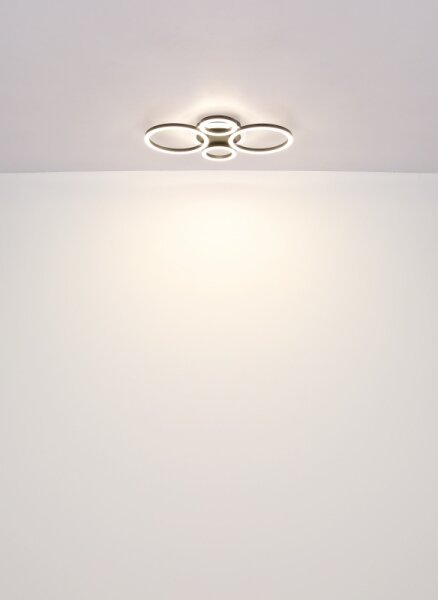 Globo 48039-40 - LED Stropní svítidlo LORETTA LED/40W/230V pr. 35,5x53 cm černá