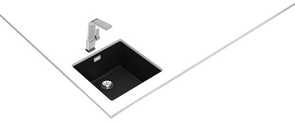 Teka Radea dřez tegranit 45.6x45.6 cm černá 115230048