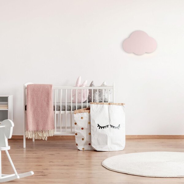 TK Lighting Cloud nástěnné svítidlo 1x6 W růžová 4967