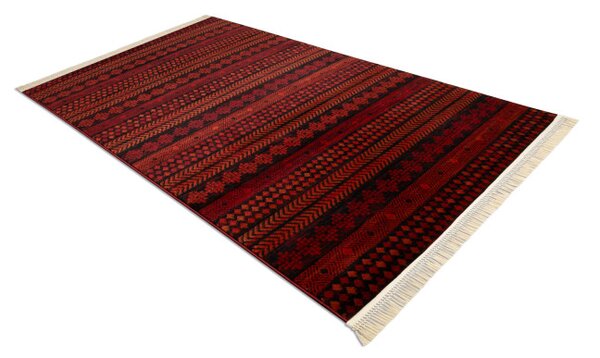 Koberec ORIENT 5132 s třásněmi / orientální, bordó / černý