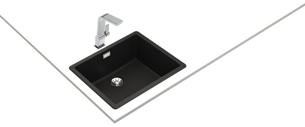 Teka Radea dřez tegranit 55.6x45.6 cm černá 115230051