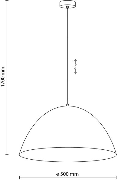 TK Lighting Faro závěsné svítidlo 1x15 W hnědá 4509