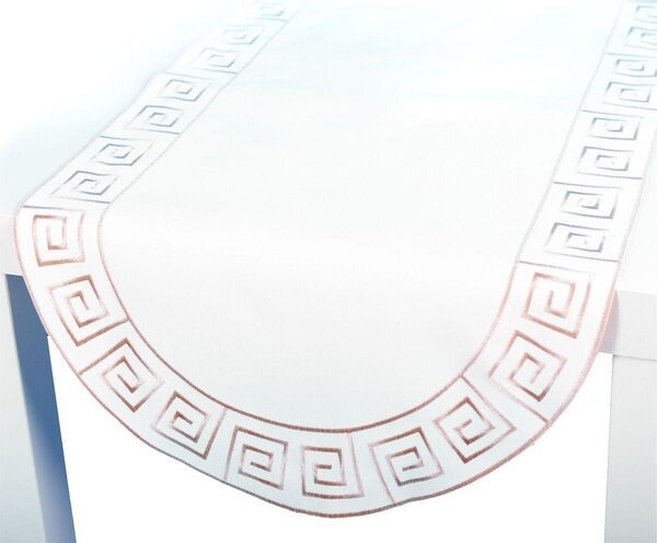 DekorTextil Celoroční vyšívaný ubrus - Nefrit Classic - krémový ROZMĚR: 90 x 90 cm