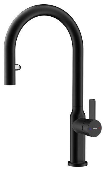 Teka Oval kuchyňská baterie stojící černá 116020015