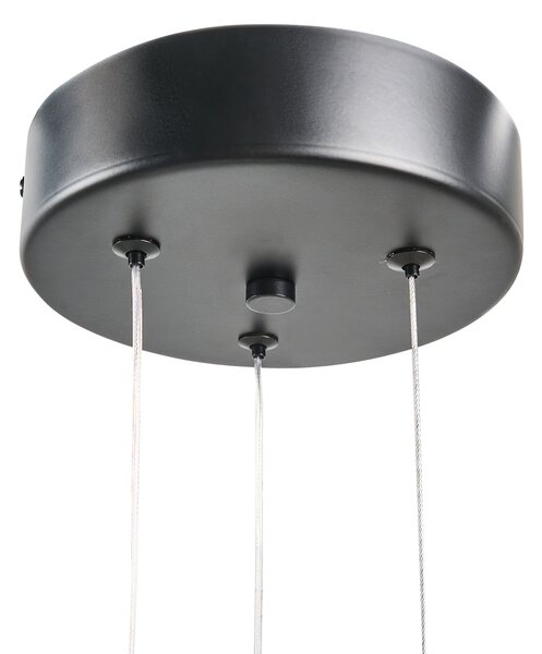 LED závěsná lampa PALUN se stmívačem Kov Černá