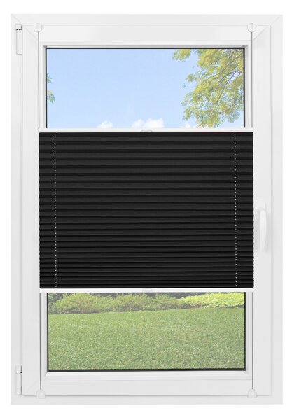 Plisa Termoizolaení plisovaná roleta Black Silver 40 cm x volitelná výška