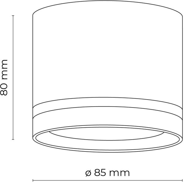 TK Lighting Jet stropní světlo 1x10 W bílá 4334