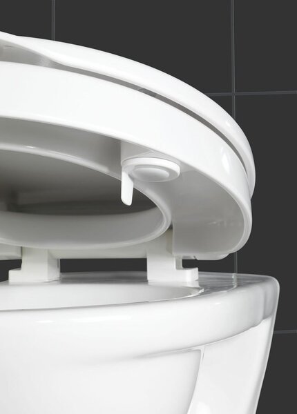 Toaletní sedadlo Secura Comfort WENKO, pohodlné toaletní sedadlo Duroplast Easy-Close