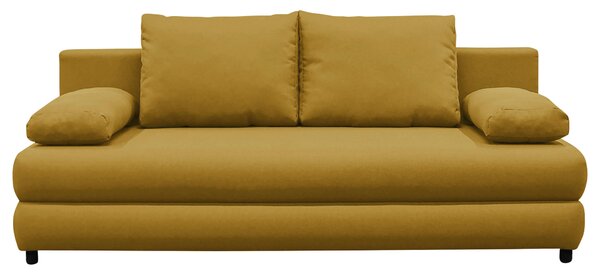 ROZKLÁDACÍ POHOVKA, textil, žlutá P & B - Rozkládací pohovky, Online Only