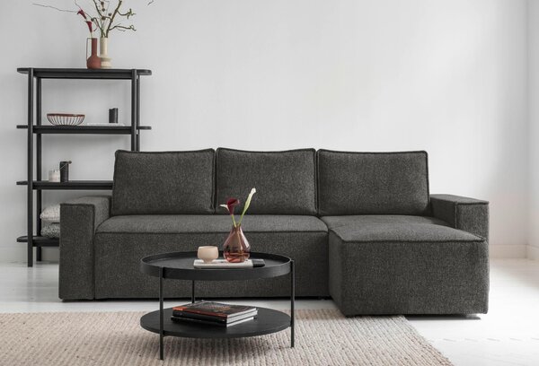 ROHOVÁ SEDAČKA, textil, tmavě šedá MID.YOU - Sedací soupravy, Online Only