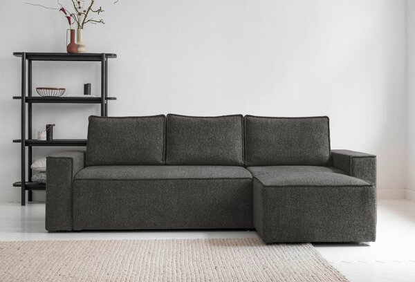 ROHOVÁ SEDAČKA, textil, tmavě šedá MID.YOU - Sedací soupravy, Online Only