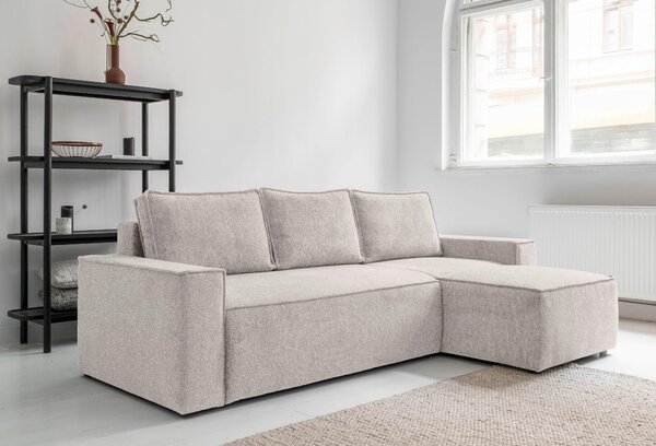 ROHOVÁ SEDAČKA, textil, béžová MID.YOU - Sedací soupravy, Online Only