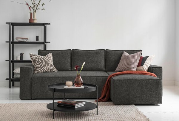 ROHOVÁ SEDAČKA, textil, tmavě šedá MID.YOU - Sedací soupravy, Online Only