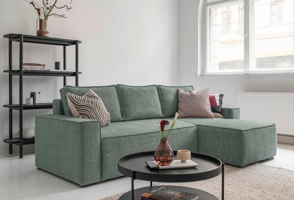 ROHOVÁ SEDAČKA, textil, zelená MID.YOU - Sedací soupravy, Online Only