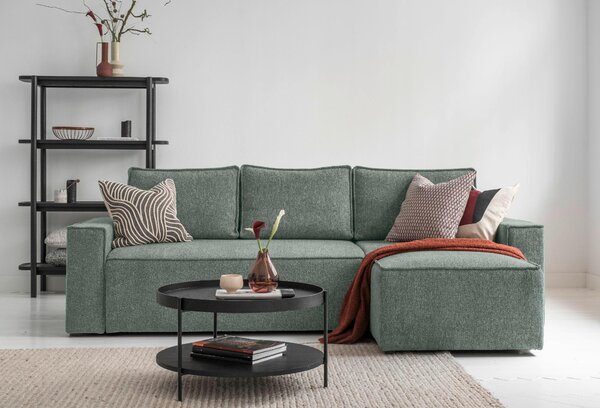 ROHOVÁ SEDAČKA, textil, zelená MID.YOU - Sedací soupravy, Online Only