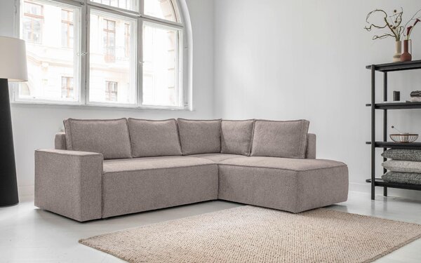 ROHOVÁ SEDAČKA, textil, šedá MID.YOU - Sedací soupravy, Online Only