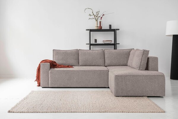 ROHOVÁ SEDAČKA, textil, šedá MID.YOU - Sedací soupravy, Online Only