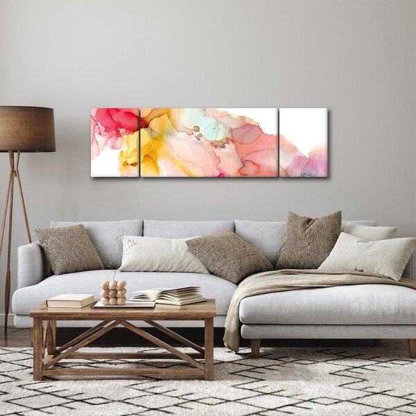 Obraz - Inkoustová abstrakce (170x50 cm)