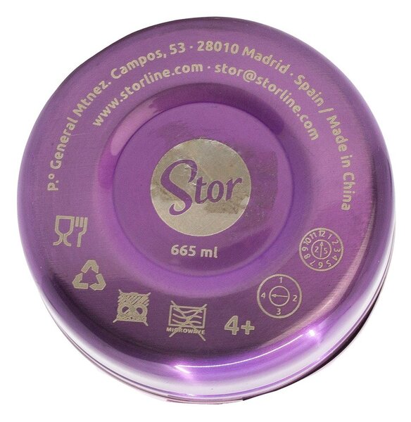 Fialová nerezová dětská termoska 665 ml K-Pop Demon Hunters – STOR