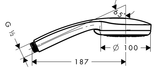 Hansgrohe Croma sprchová hlavice chrom 28535000