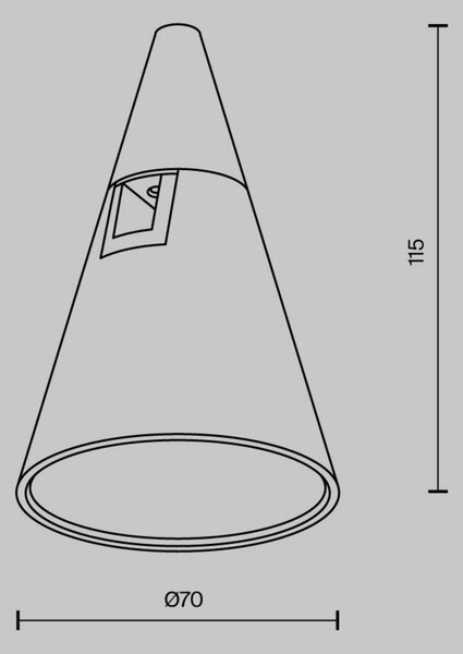 MAYTONI Svítidlo do kolejnice Keila Flarity 2700K 5W 120d TR146-1-5W2.7K-BS-DE