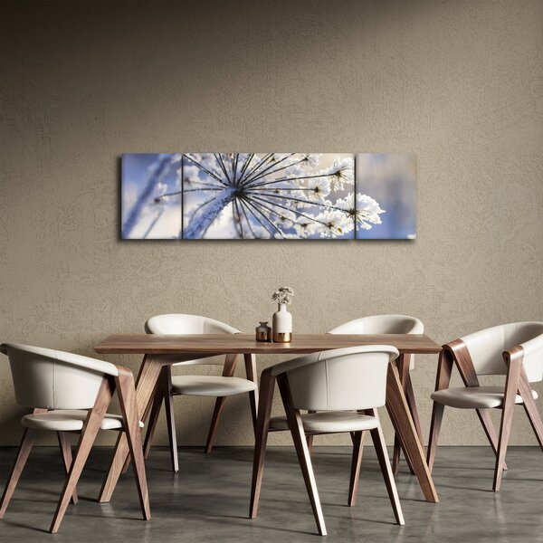 Obraz - Zmrzlý květ (170x50 cm)