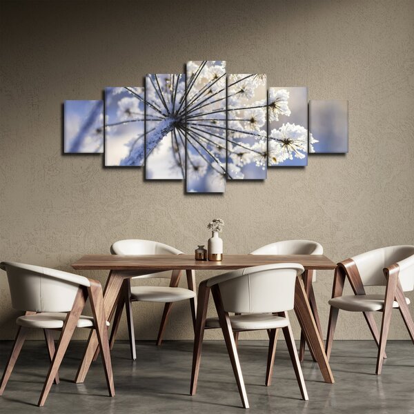Obraz - Zmrzlý květ (210x100 cm)