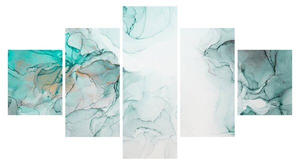Obraz - Inkoustová abstrakce 2 (125x70 cm)