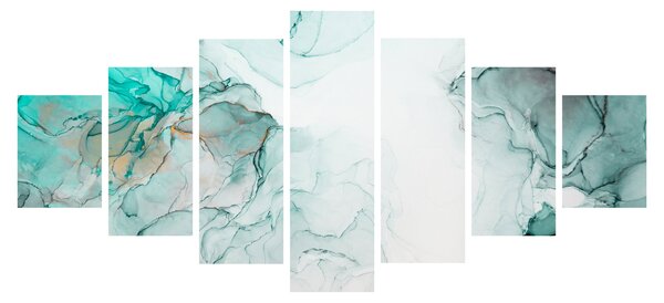 Obraz - Inkoustová abstrakce 2 (210x100 cm)