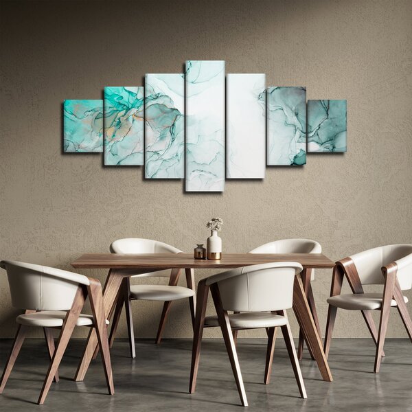 Obraz - Inkoustová abstrakce 2 (210x100 cm)