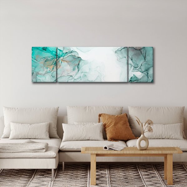Obraz - Inkoustová abstrakce 2 (170x50 cm)