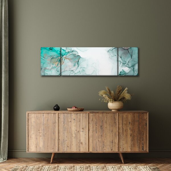 Obraz - Inkoustová abstrakce 2 (170x50 cm)