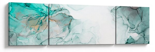 Obraz - Inkoustová abstrakce 2 (170x50 cm)