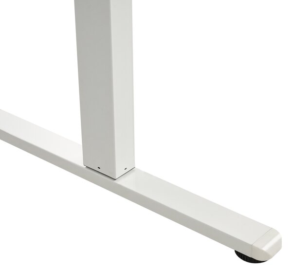Elektricky výškově nastavitelný pracovní stůl PENLY Bílá 120 cm 60 cm s USB portem